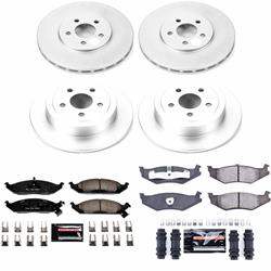 PowerStop Z23 Daily Driver Evolution Coated Brake Upgrade Kits for 1996-2000 BREEZE, 1995-2000 STRATUS - CPK1680-23