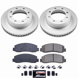 PowerStop Z23 Daily Driver Evolution Coated Brake Upgrade Kits for 2005-2008 F-250 SUPER DUTY, 2005-2011 F-350 SUPER DUTY, 2010-2012 F-450 SUPER DUTY - CPK1781-23