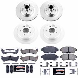 PowerStop Z23 Daily Driver Evolution Coated Brake Upgrade Kits for 1995-2001 EXPLORER, 1997-2001 MOUNTAINEER, 1998-2002 RANGER - CPK1855-23