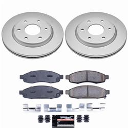PowerStop Z23 Daily Driver Evolution Coated Brake Upgrade Kits for 2005-2007 TITAN, QX56, 2005-2006 ARMADA - CPK211-23