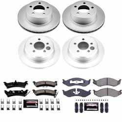 PowerStop Z23 Daily Driver Evolution Coated Brake Upgrade Kits for 1993-1998 GRAND CHEROKEE - CPK2121-23