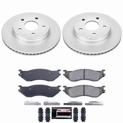 PowerStop Z23 Daily Driver Evolution Coated Brake Upgrade Kits for 2004-2006 DURANGO, 2002 RAM 1500 - CPK2165-23