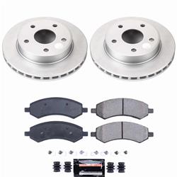 PowerStop Z23 Daily Driver Evolution Coated Brake Upgrade Kits for 2005-2011 DAKOTA, 2006-2009 RAIDER - CPK2193-23