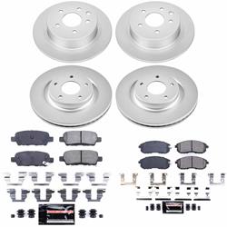 PowerStop Z23 Daily Driver Evolution Coated Brake Upgrade Kits for 2010-2013 ALTIMA - CPK242-23