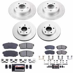 PowerStop Z23 Daily Driver Evolution Coated Brake Upgrade Kits for 2001 MAXIMA - CPK2705-23
