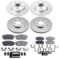 PowerStop Z23 Daily Driver Evolution Coated Brake Upgrade Kits for 2002-2004 I35, 2002-2003 MAXIMA - CPK2706-23
