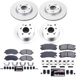 PowerStop Z23 Daily Driver Evolution Coated Brake Upgrade Kits for 2006-2012 ECLIPSE, 2004-2007 GALANT - CPK2711-23