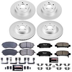 PowerStop Z23 Daily Driver Evolution Coated Brake Upgrade Kits for 2002-2004 OUTBACK, LEGACY, 2003-2006 BAJA - CPK2751-23