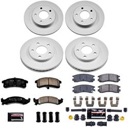 PowerStop Z23 Daily Driver Evolution Coated Brake Upgrade Kits for 1994-1996 DEVILLE, ELDORADO, SEVILLE - CPK2763-23
