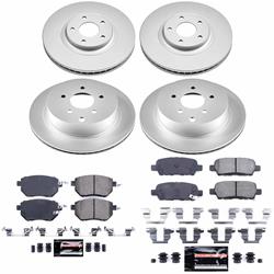 PowerStop Z23 Daily Driver Evolution Coated Brake Upgrade Kits for 2003-2005 FX35, FX45, 2003-2011 MURANO - CPK2767-23