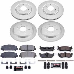 PowerStop Z23 Daily Driver Evolution Coated Brake Upgrade Kits for 2008-2010 TITAN, QX56, 2007-2011 ARMADA - CPK2805-23