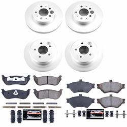 PowerStop Z23 Daily Driver Evolution Coated Brake Upgrade Kits for 1996-1997 CROWN VICTORIA, GRAND MARQUIS, TOWN CAR - CPK2859-23