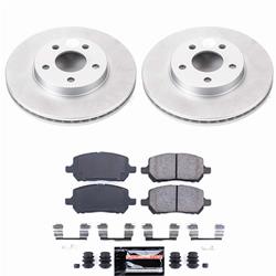 PowerStop Z23 Daily Driver Evolution Coated Brake Upgrade Kits for 2007-2010 COBALT, 2007-2009 G5 - CPK2983-23