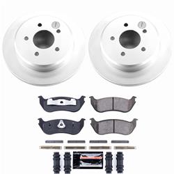 PowerStop Z23 Daily Driver Evolution Coated Brake Upgrade Kits for 1996-2002 CROWN VICTORIA, GRAND MARQUIS, TOWN CAR - CPK2984-23