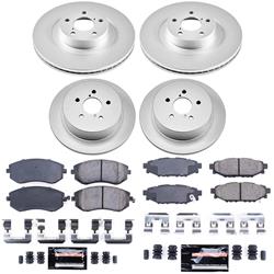 PowerStop Z23 Daily Driver Evolution Coated Brake Upgrade Kits for 2006-2009 LEGACY, 2005-2009 OUTBACK - CPK4079-23