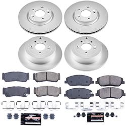 PowerStop Z23 Daily Driver Evolution Coated Brake Upgrade Kits for 2007-2009 SANTA FE - CPK4116-23