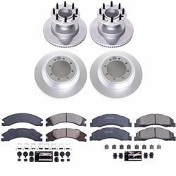PowerStop Z23 Daily Driver Evolution Coated Brake Upgrade Kits for 2008-2025 E-350 SUPER DUTY, 2017-2018 E-450 SUPER DUTY - CPK4132-23