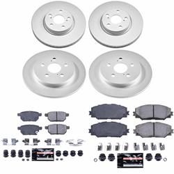 PowerStop Z23 Daily Driver Evolution Coated Brake Upgrade Kits for 2009-2019 COROLLA, 2009-2013 MATRIX, 2009-2010 VIBE - CPK4140-23