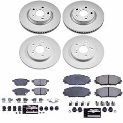 PowerStop Z23 Daily Driver Evolution Coated Brake Upgrade Kits for 2009-2013 MATRIX, 2009-2010 VIBE - CPK4142-23