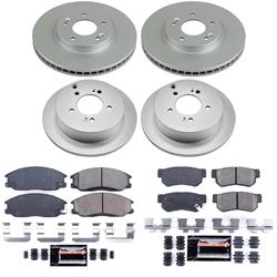 PowerStop Z23 Daily Driver Evolution Coated Brake Upgrade Kits for 2001-2006 SANTA FE - CPK4446-23