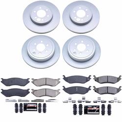 PowerStop Z23 Daily Driver Evolution Coated Brake Upgrade Kits for 2003 DURANGO - CPK4471-23