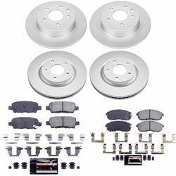 PowerStop Z23 Daily Driver Evolution Coated Brake Upgrade Kits for 2007-2012 SENTRA - CPK4475-23