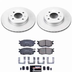 PowerStop Z23 Daily Driver Evolution Coated Brake Upgrade Kits for 2006-2011 ACCENT, RIO, RIO5 - CPK4652-23