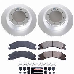 PowerStop Z23 Daily Driver Evolution Coated Brake Upgrade Kits for 2008-2025 E-350 SUPER DUTY, 2017-2018 E-450 SUPER DUTY - CPK4719-23