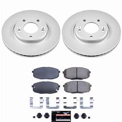 PowerStop Z23 Daily Driver Evolution Coated Brake Upgrade Kits for 2009-2012 ELANTRA - CPK5366-23