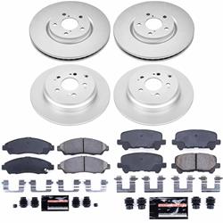 PowerStop Z23 Daily Driver Evolution Coated Brake Upgrade Kits for 2007-2013 MDX, 2010-2011 PILOT, 2010-2013 ZDX - CPK5369-23
