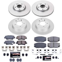 PowerStop Z23 Daily Driver Evolution Coated Brake Upgrade Kits for 2009-2011 AZERA - CPK5474-23