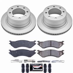 PowerStop Z23 Daily Driver Evolution Coated Brake Upgrade Kits for 2003-2008 RAM 3500, RAM 2500, 2006-2008 RAM 1500 - CPK5490-23