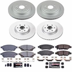 PowerStop Z23 Daily Driver Evolution Coated Brake Upgrade Kits for 2011 9-4X, 2010-2016 SRX - CPK5546-23