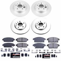 PowerStop Z23 Daily Driver Evolution Coated Brake Upgrade Kits for 2014-2015 CRUZE, 2012-2017 VERANO, 2011-2015 VOLT - CPK5555-23