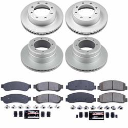 PowerStop Z23 Daily Driver Evolution Coated Brake Upgrade Kits for 2010-2011 F-350 SUPER DUTY, 2010-2012 F-450 SUPER DUTY - CPK5574-23