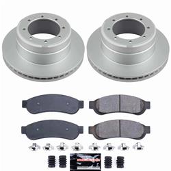 PowerStop Z23 Daily Driver Evolution Coated Brake Upgrade Kits for 2010-2012 F-350 SUPER DUTY, F-450 SUPER DUTY - CPK5579-23