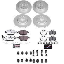 PowerStop - Brake Rotor and Pad Combos for 2010-2013 A3, 2013-2019 BEETLE, 2012-2018 JETTA - CPK5749-26