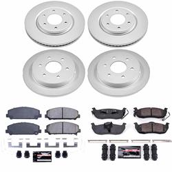 PowerStop Z23 Daily Driver Evolution Coated Brake Upgrade Kits for 2012-2015 ARMADA, 2011-2015 TITAN - CPK5822-23