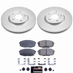 PowerStop Z23 Daily Driver Evolution Coated Brake Upgrade Kits for 2010-2013 FORTE, FORTE KOUP - CPK5837-23
