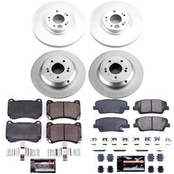 PowerStop Z23 Daily Driver Evolution Coated Brake Upgrade Kits for 2009 GENESIS - CPK5844-23