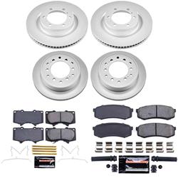 PowerStop Z23 Daily Driver Evolution Coated Brake Upgrade Kits for 2010-2024 4RUNNER, 2010-2023 GX460 - CPK5874-23
