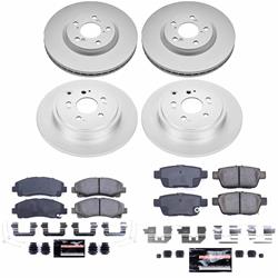 PowerStop Z23 Daily Driver Evolution Coated Brake Upgrade Kits for 2012-2014 RIDGELINE - CPK5940-23