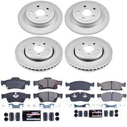 PowerStop Z23 Daily Driver Evolution Coated Brake Upgrade Kits for 2011-2020 DURANGO, 2011-2016 GRAND CHEROKEE - CPK5952-23