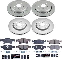 PowerStop Z23 Daily Driver Evolution Coated Brake Upgrade Kits for 2011-2020 DURANGO, 2011-2012 GRAND CHEROKEE - CPK5955-23
