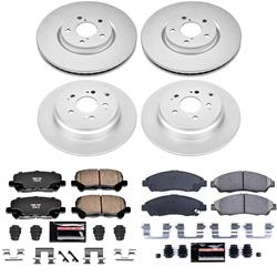 PowerStop Z23 Daily Driver Evolution Coated Brake Upgrade Kits for 2012-2015 PILOT - CPK6084-23