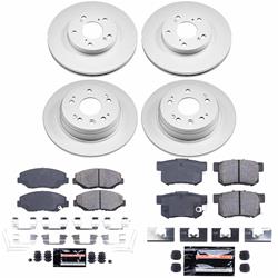 PowerStop Z23 Daily Driver Evolution Coated Brake Upgrade Kits for 2002-2004 CR-V - CPK6171-23