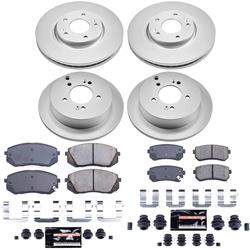 PowerStop Z23 Daily Driver Evolution Coated Brake Upgrade Kits for 2011-2016 SPORTAGE, 2010-2015 TUCSON - CPK6307-23