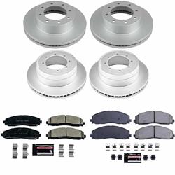 PowerStop Z23 Daily Driver Evolution Coated Brake Upgrade Kits for 2013-2022 F-350 SUPER DUTY, 2013-2016 F-450 SUPER DUTY - CPK6404-23