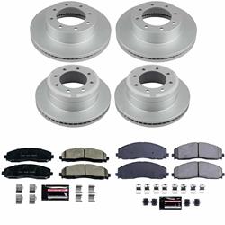 PowerStop Z23 Daily Driver Evolution Coated Brake Upgrade Kits for 2012-2022 F-250 SUPER DUTY, 2013-2022 F-350 SUPER DUTY - CPK6405-23