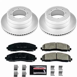 PowerStop Z23 Daily Driver Evolution Coated Brake Upgrade Kits for 2013-2022 F-350 SUPER DUTY, 2013-2016 F-450 SUPER DUTY - CPK6406-23
